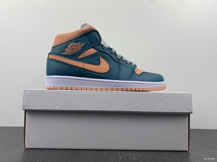 1 Jordan Green Mid - BQ6472-308 (W) Teal Dark 0429
